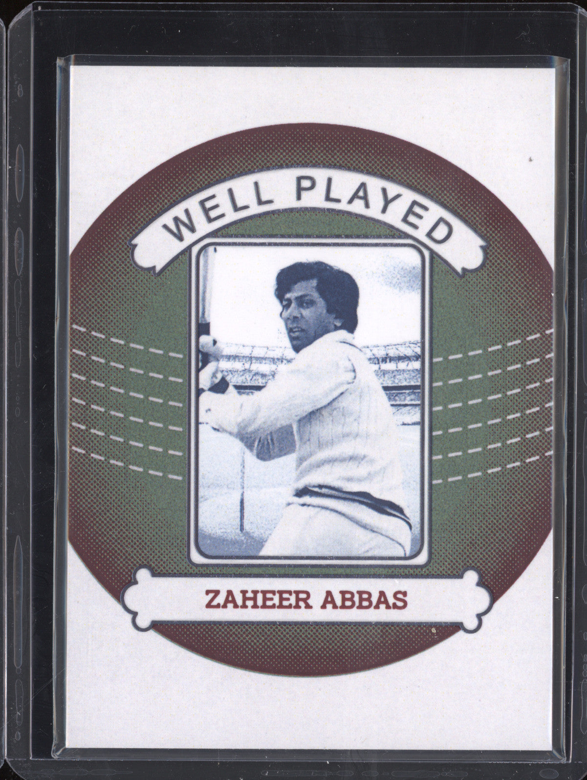 Zaheer Abbas 2024 Futera Vintage Cricket WP27 Well Played 2/9