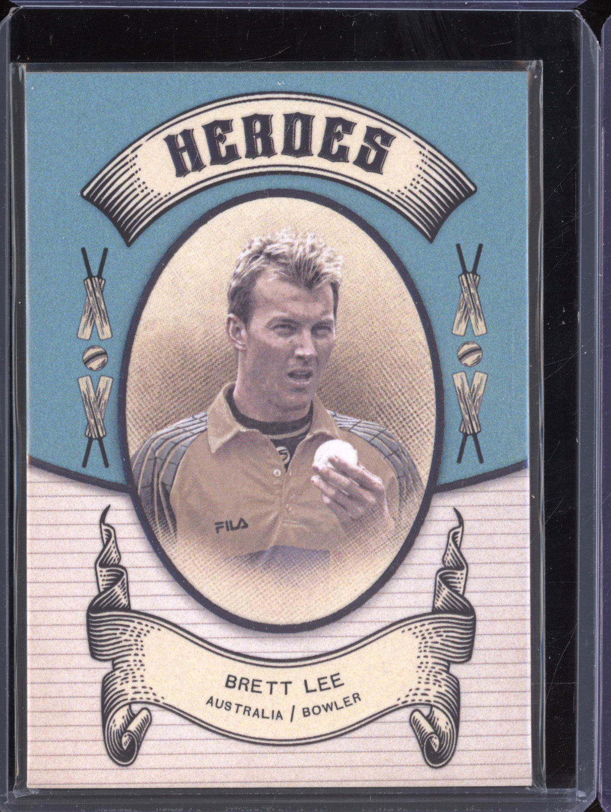 Brett Lee 2024 Futera Vintage Cricket VC03 Heroes 32/250