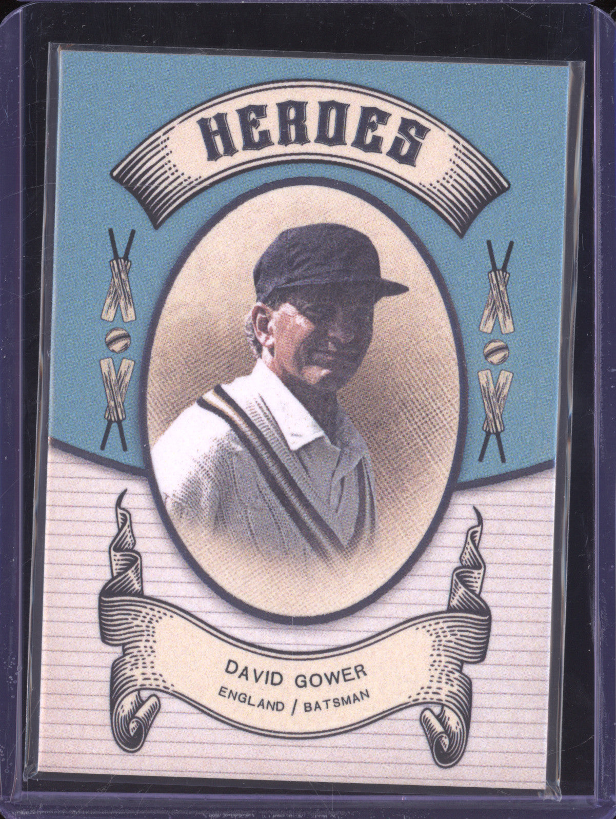 David Gower 2024 Futera Vintage Cricket VC19 Heroes 246/250