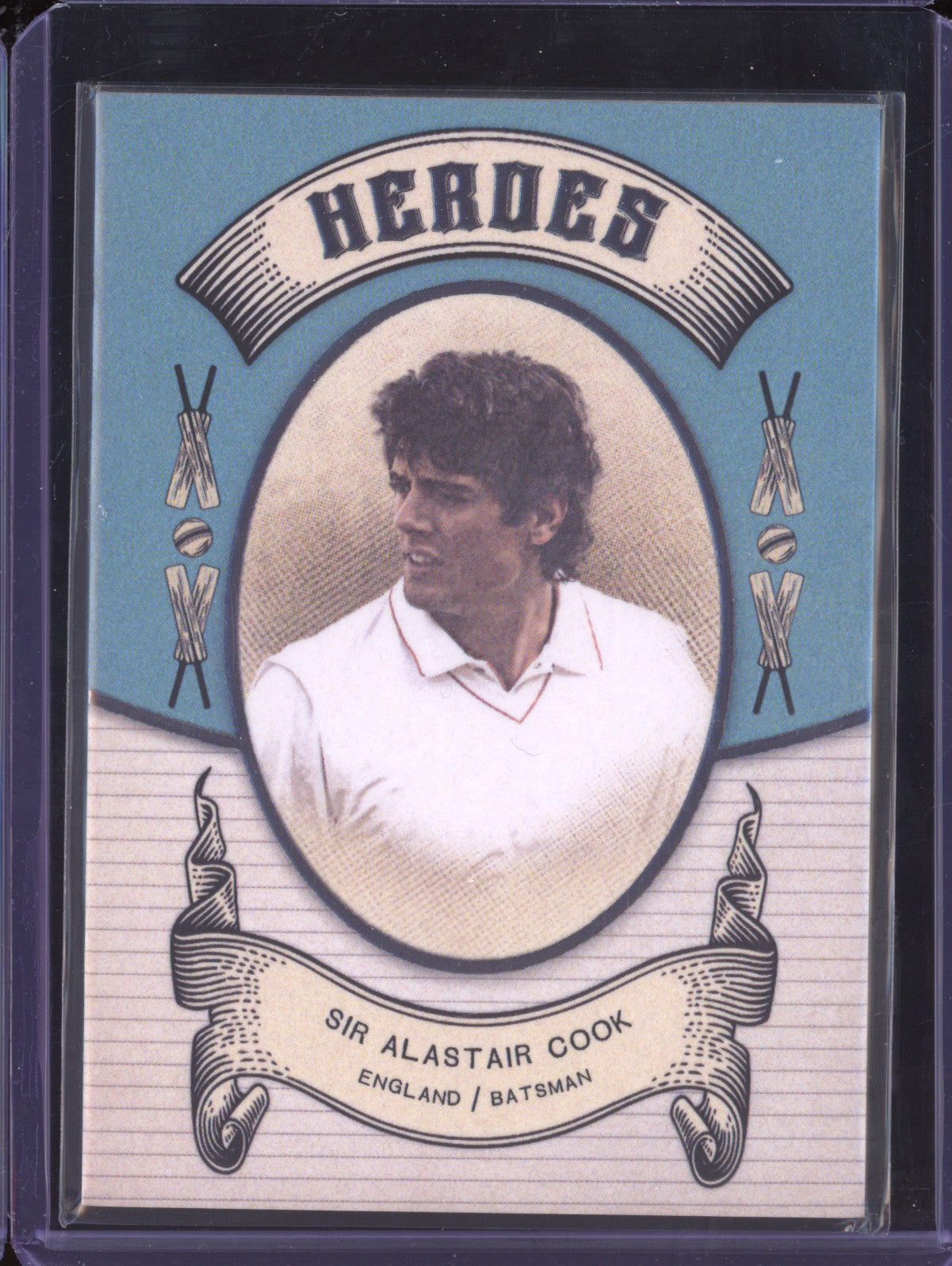 Sir Alastair Cook 2024 Futera Vintage Cricket VC20 Heroes 84/250