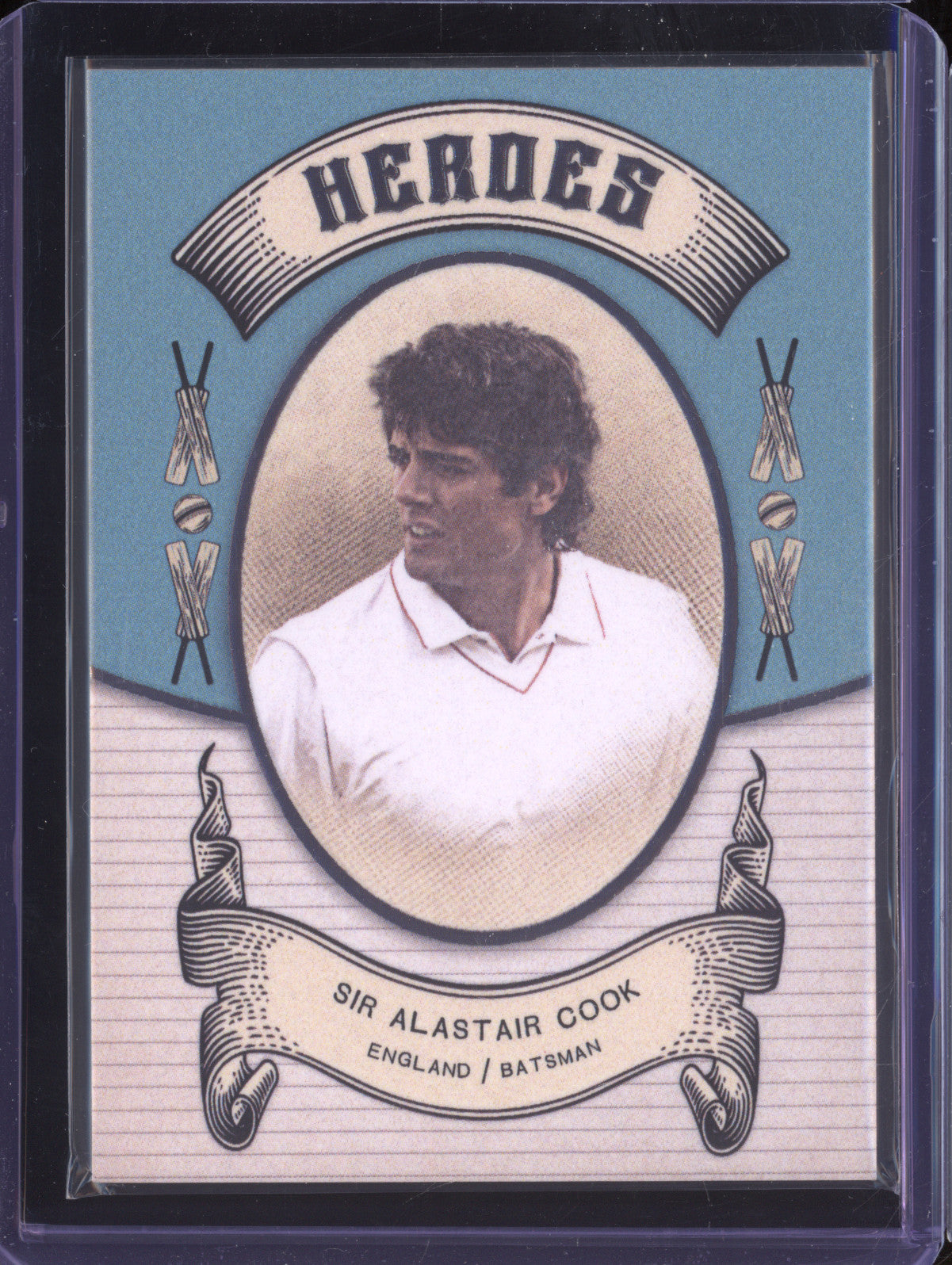Sir Alastair Cook 2024 Futera Vintage Cricket VC20 Heroes 153/250
