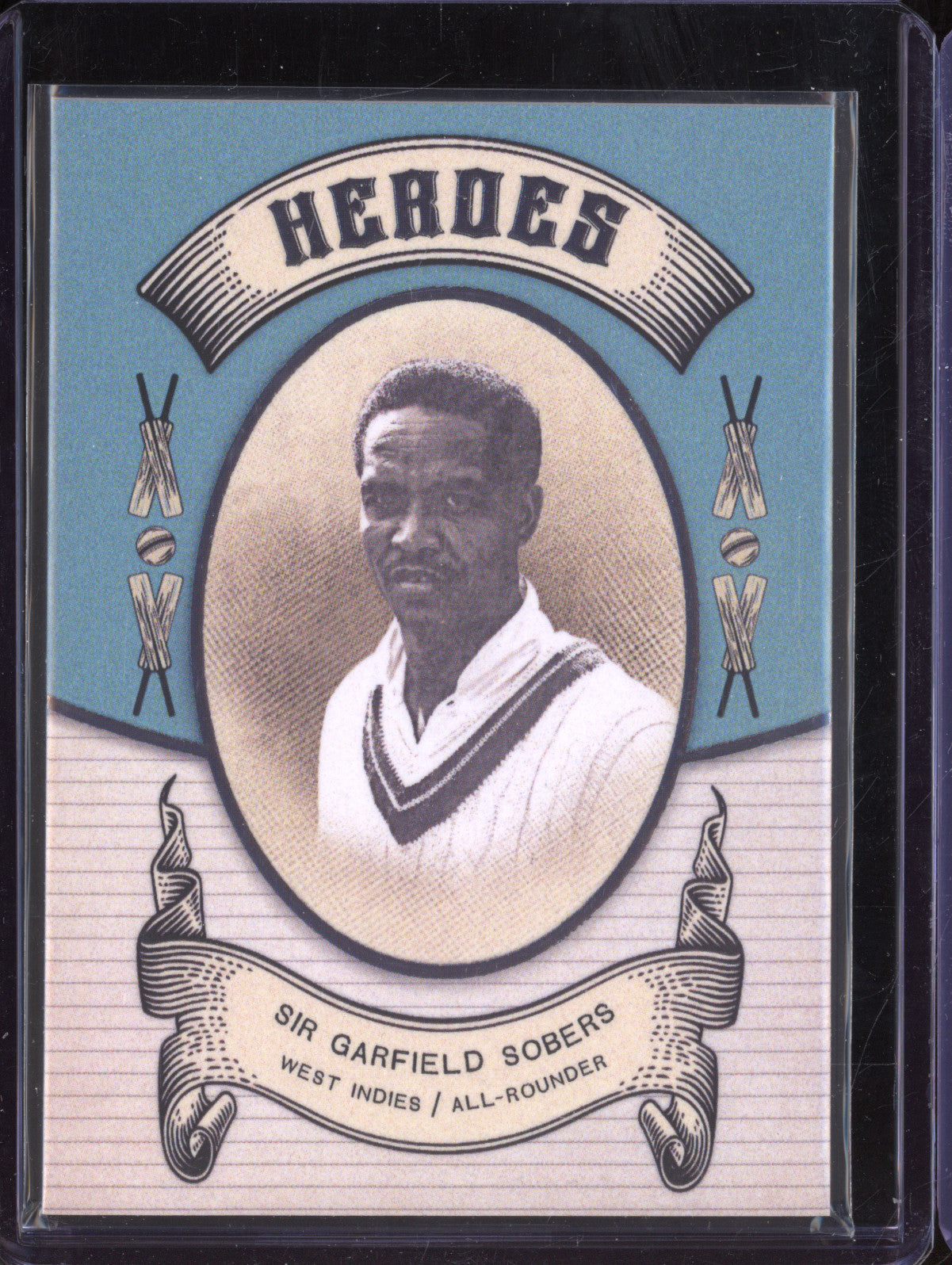 Sir Garfield Sobers 2024 Futera Vintage Cricket VC07 Heroes 167/250
