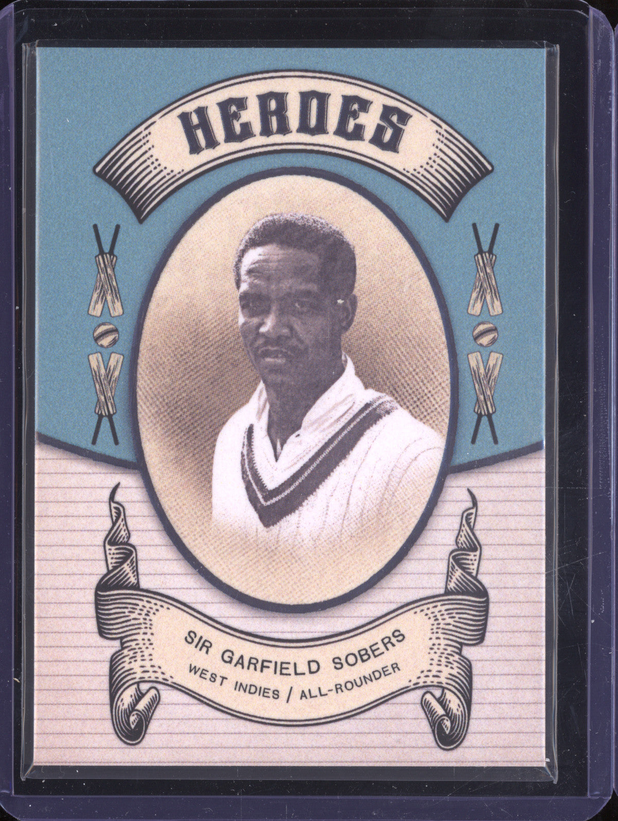 Sir Garfield Sobers 2024 Futera Vintage Cricket VC07 Heroes 169/250