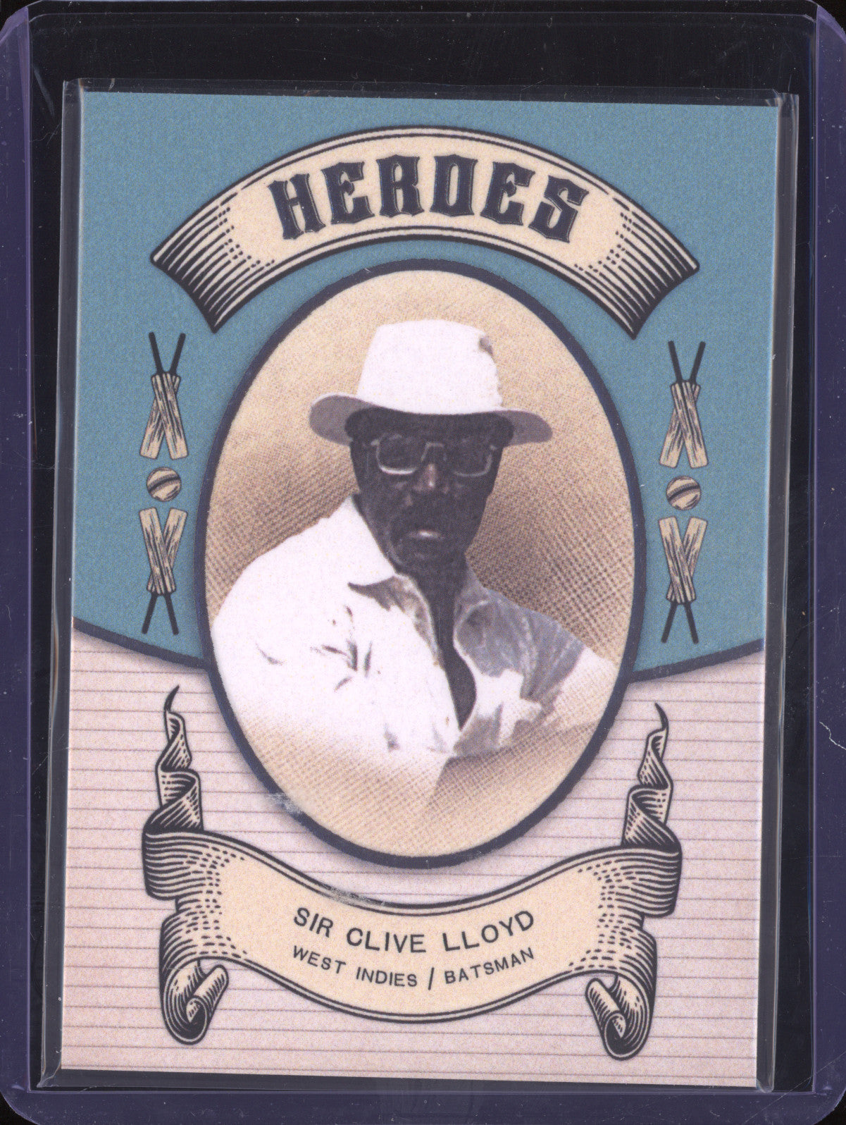 Sir Clive Lloyd 2024 Futera Vintage Cricket VC08 Heroes 32/250