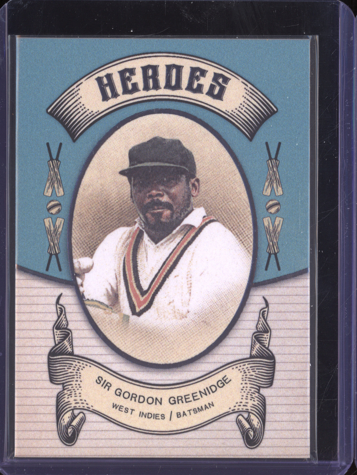 Sir Gordon Greenidge 2024 Futera Vintage Cricket VC13 Heroes 245/25