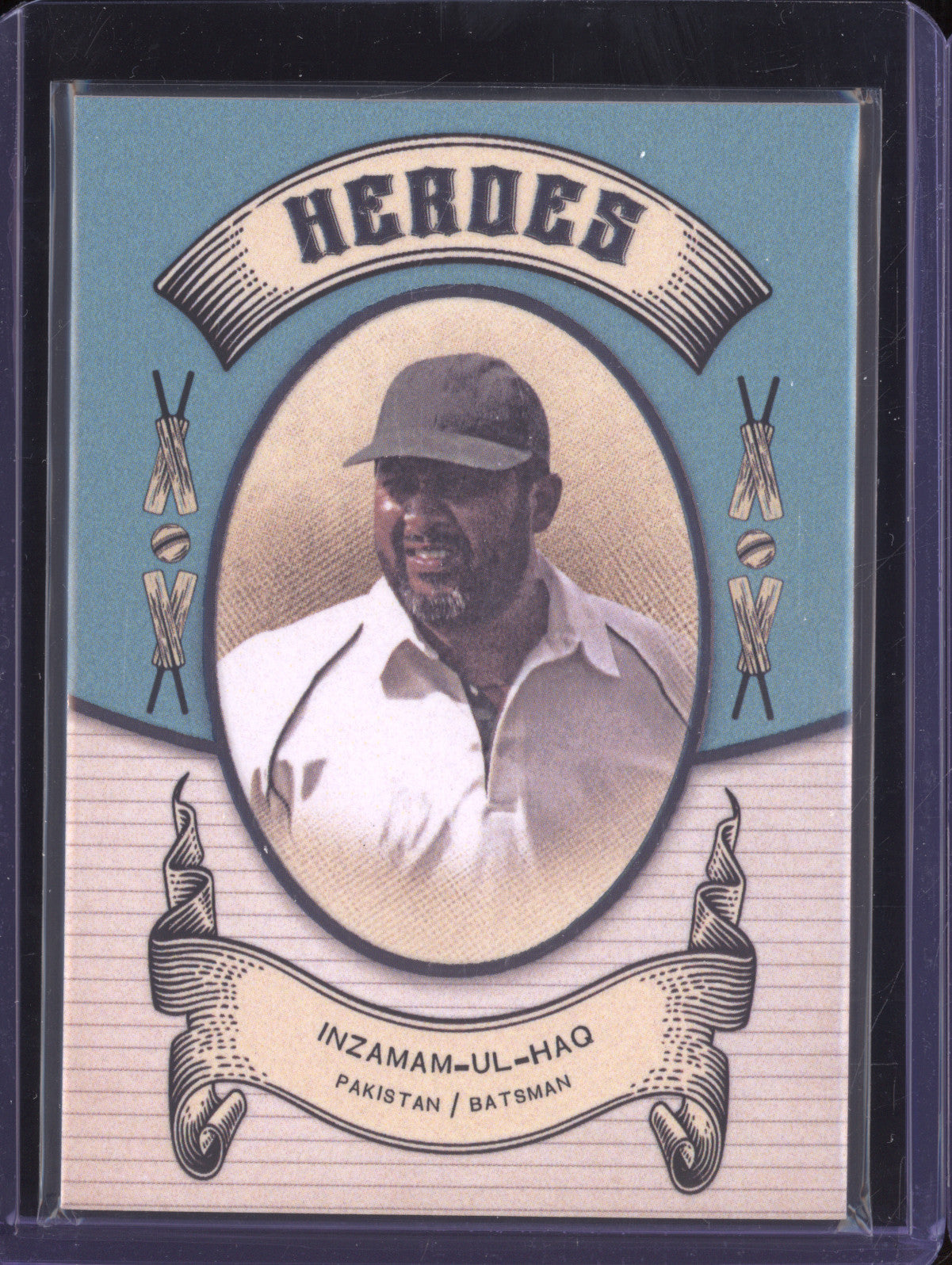 Inzamam-Ul-Haq 2024 Futera Vintage Cricket VC16 Heroes 70/250