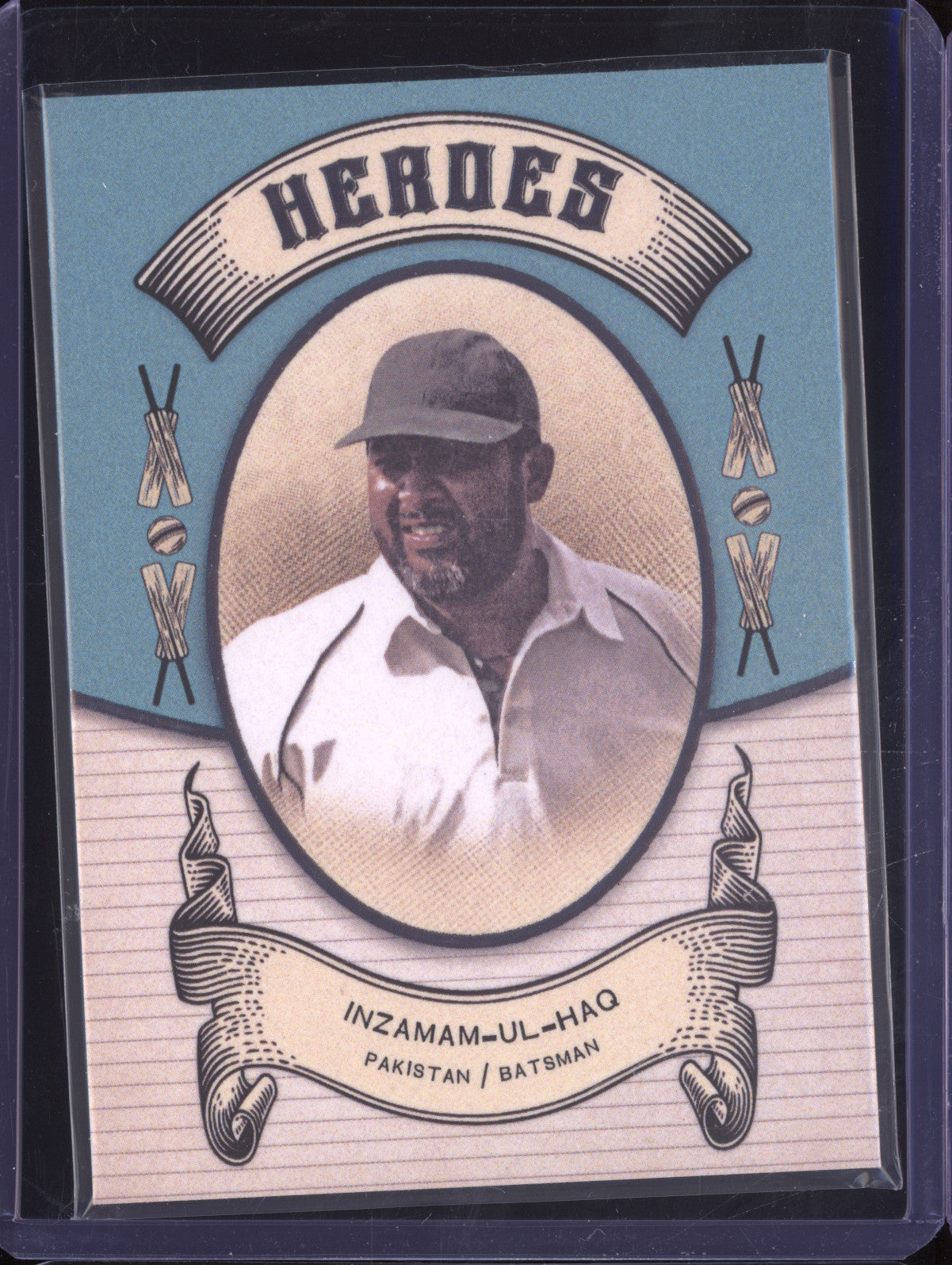 Inzamam-Ul-Haq 2024 Futera Vintage Cricket VC16 Heroes 17/250