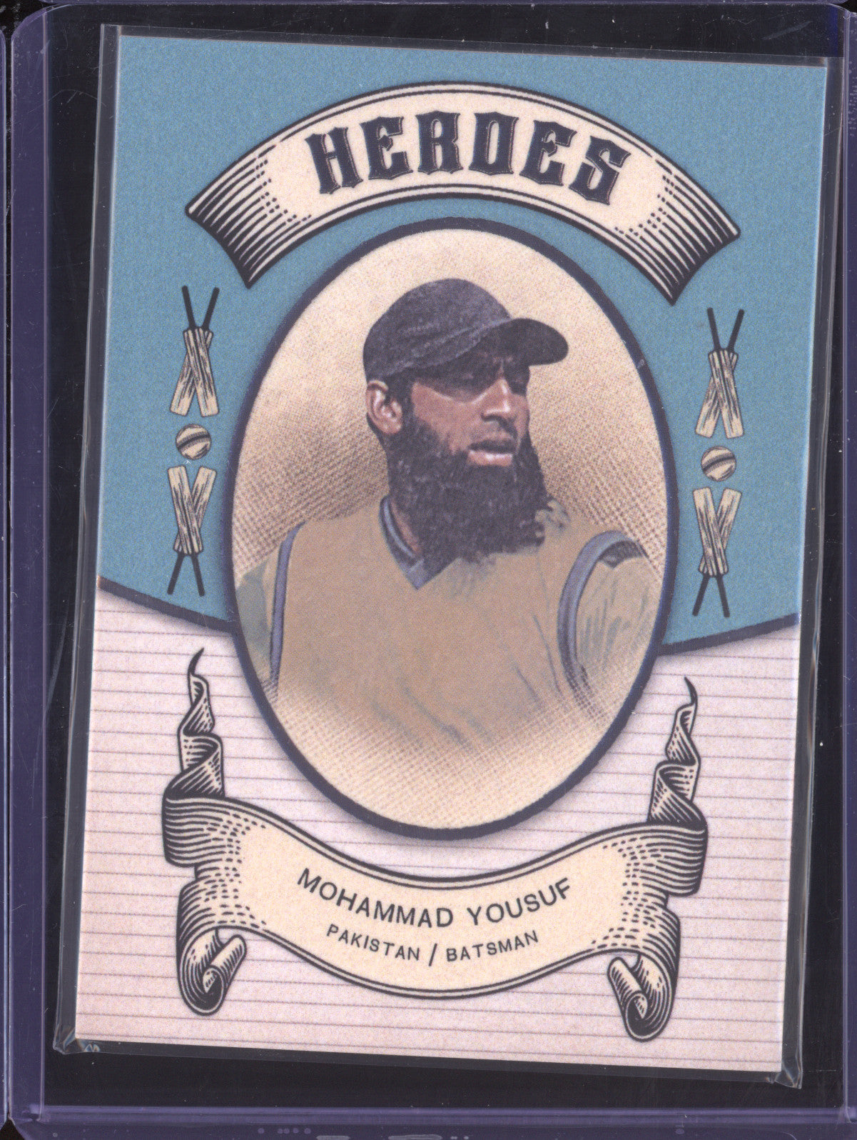 Mohammad Yousuf 2024 Futera Vintage Cricket VC26 Heroes 229/250