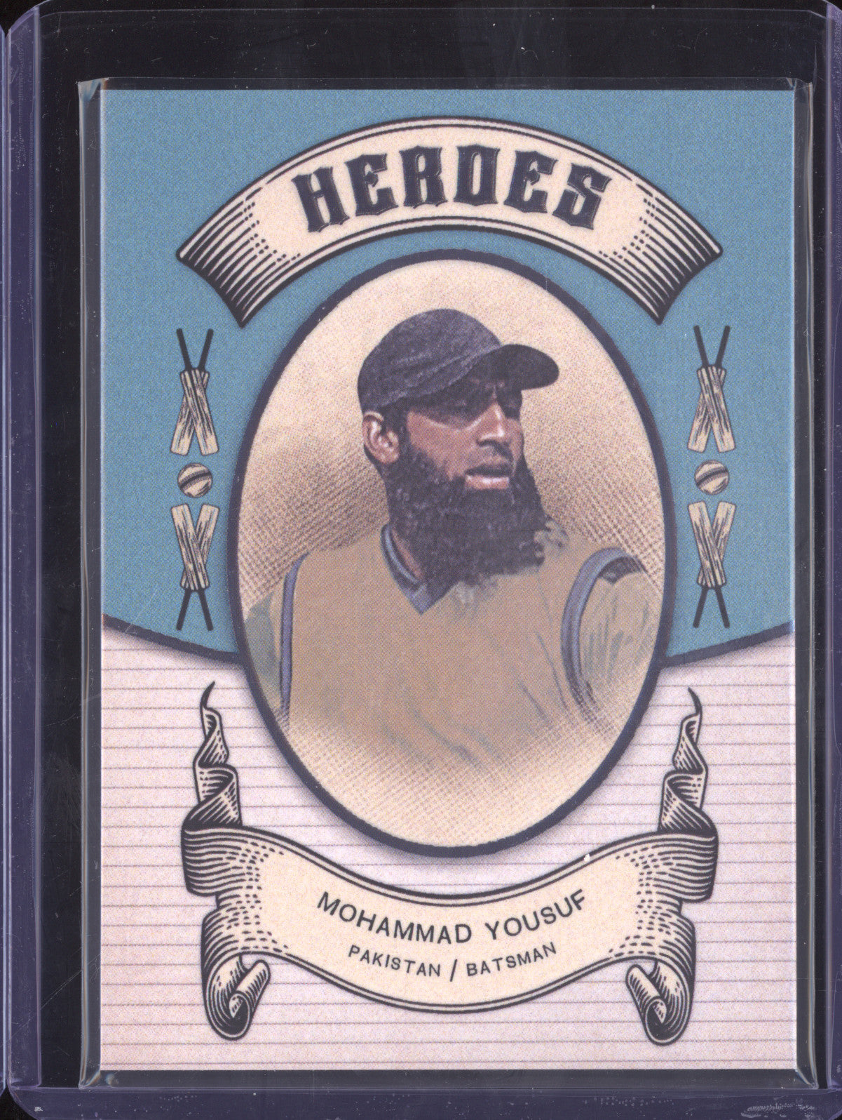 Mohammad Yousuf 2024 Futera Vintage Cricket VC26 Heroes 216/250