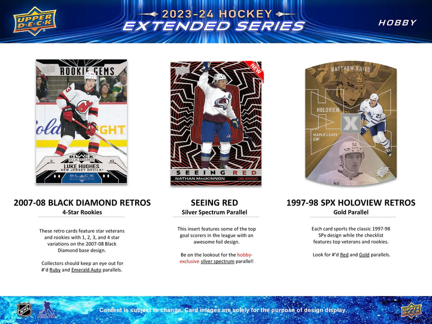 2023-24 Upper Deck Extended Series Hockey Hobby Box