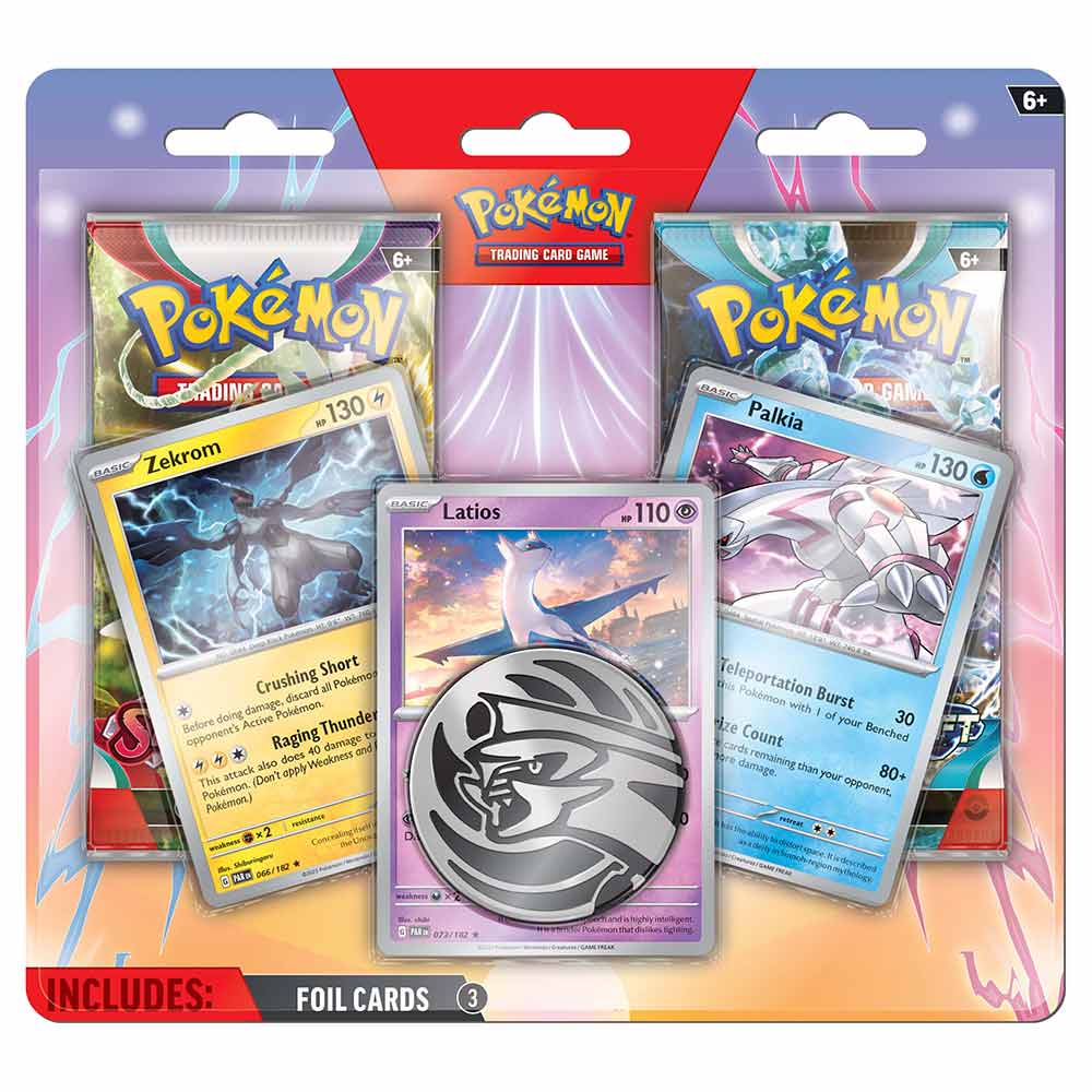 Pokemon TCG Enhanced 2 Pack Blister - Latios, Zekrom & Palkia
