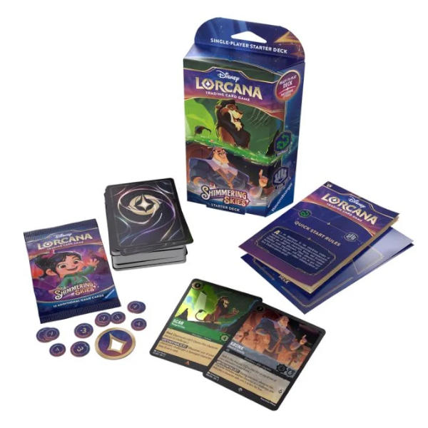 Disney Lorcana TCG Shimmering Skies Starter Deck