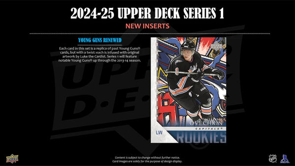 2024-25 Upper Deck Series 1 Hockey Blaster Box