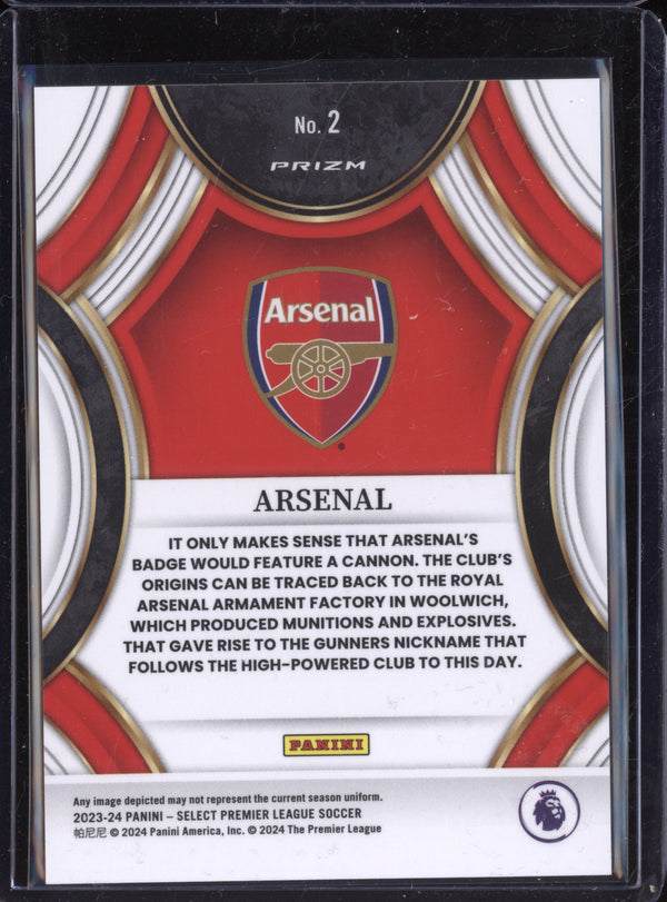 Arsenal 2023-24 Panini Select 2 Team Badge