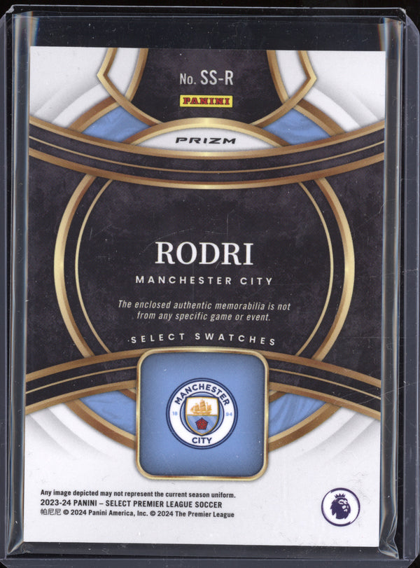 Rodri 2023-24 Panini Select SS-R Select Swatches