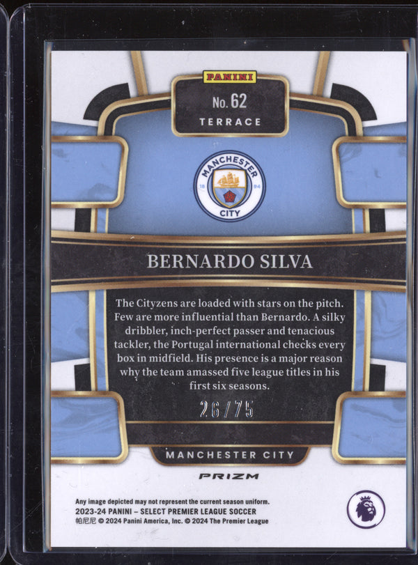 Bernado Silva 2023-24 Panini Select 62 Orange 26/75