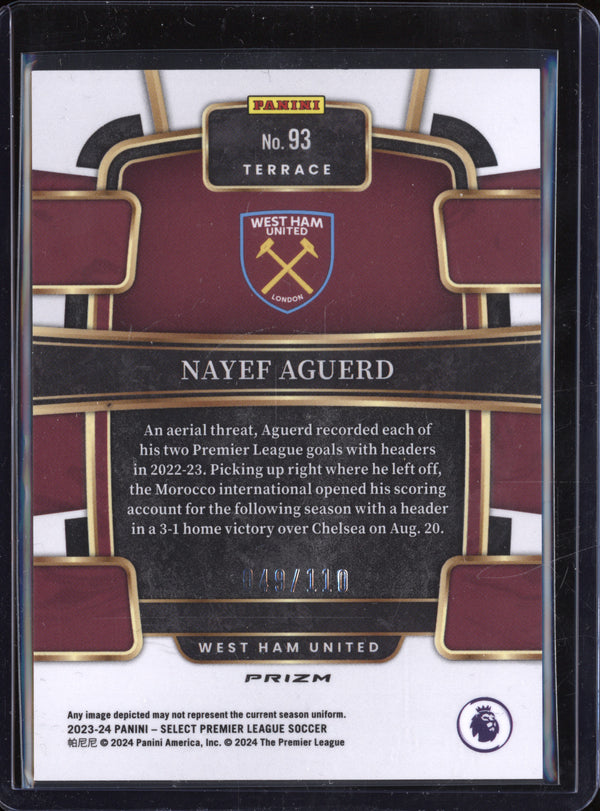 Nayef Aguerd 2023-24 Panini Select 93 Winter Camo 49/110