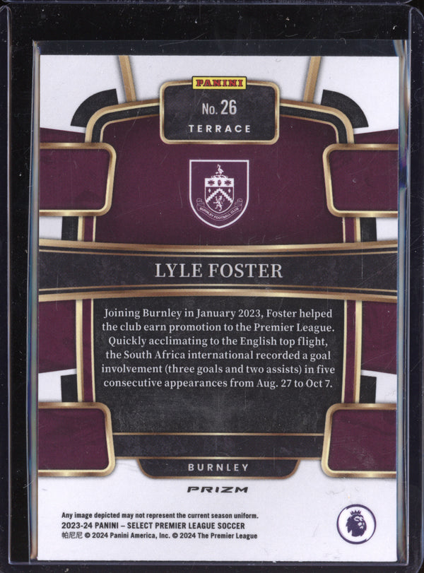 Lyle Foster 2023-24 Panini Select 26 Multi-Color RC