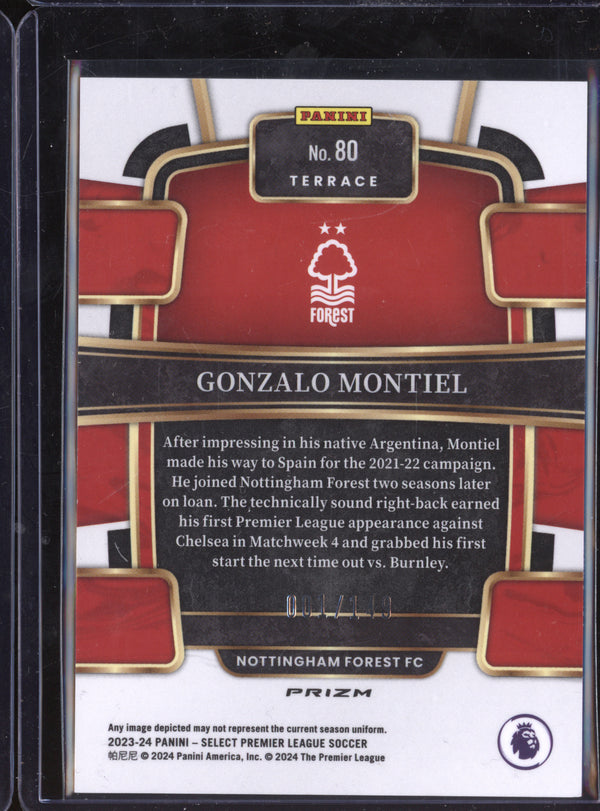 Gonzalo Montiel 2023-24 Panini Select 80 Purple 1/149