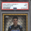 Esteban Ocon 2023 Topps F1 Chrome 29 Gold Wave Refractor 15/50 PSA 9