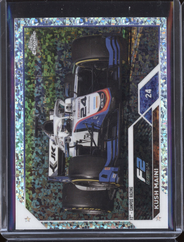 Kush Maini 2023 Topps Chrome Formula 1 134 Mini Diamond 297/299