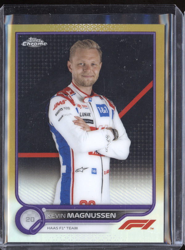 Kevin Magnussen 2022 Topps Chrome F1 73 Gold/Purple