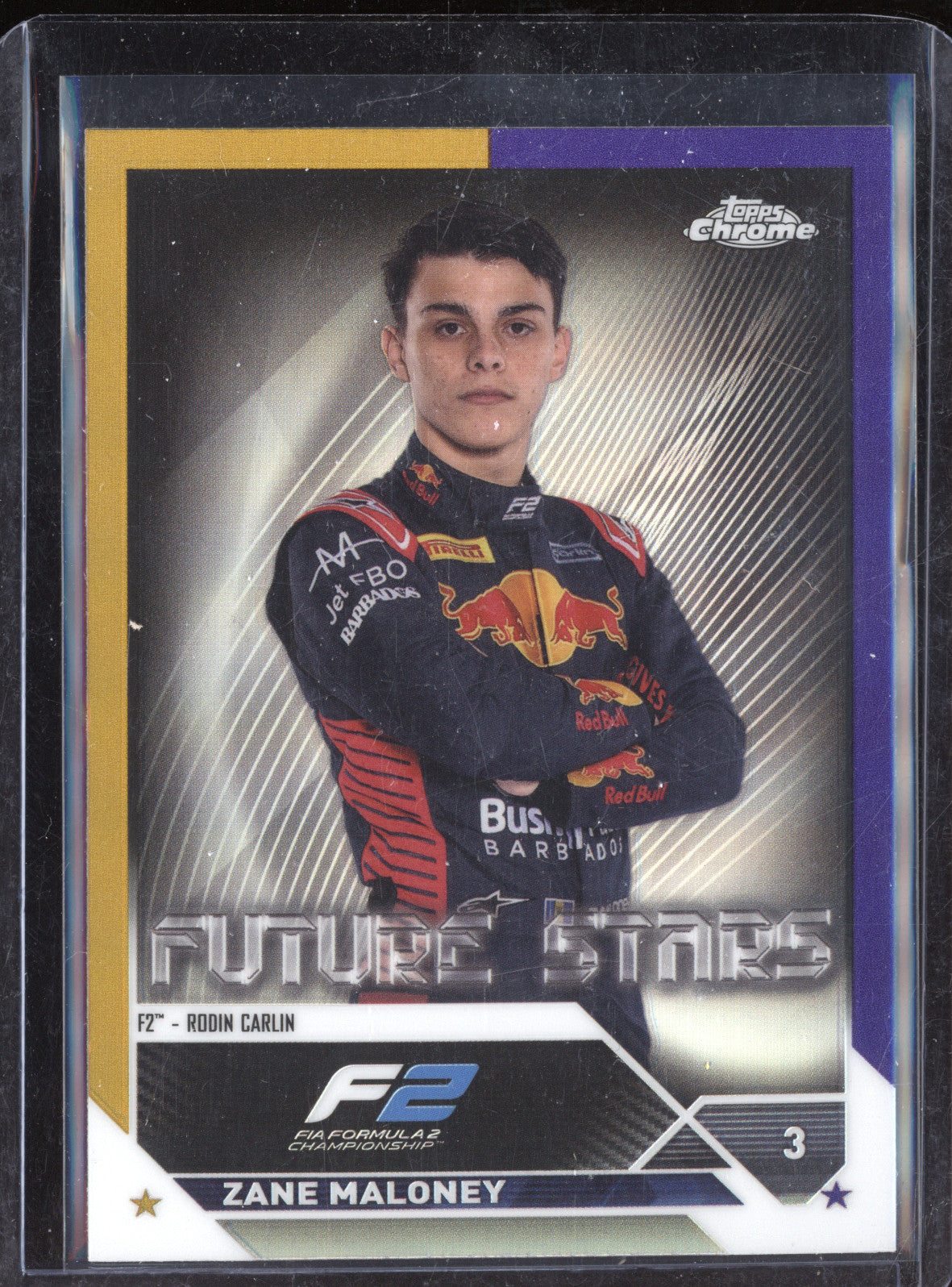 Zane Maloney 2023 Topps Chrome F1 74 Gold/Purple