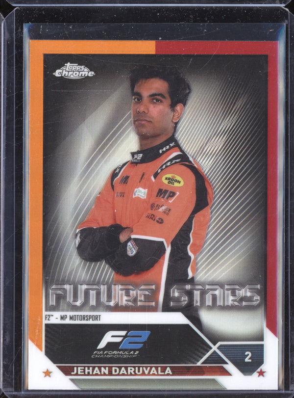 Jehan Daruvala 2023 Topps Chrome F1 81 Orange/Red