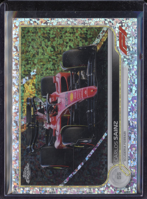 Carlos Sainz 2022 Topps Chrome F1 31 Mini Diamonds 216/299