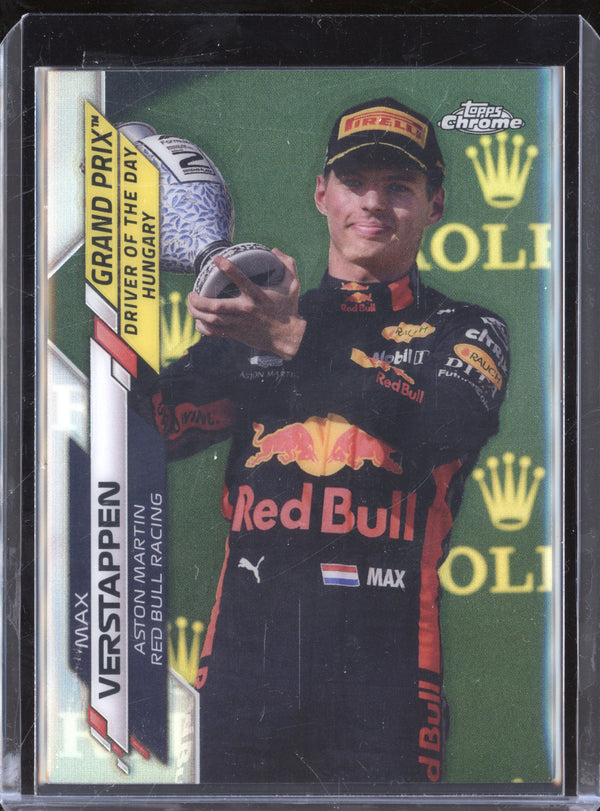 Max Verstappen 2020 Topps Chrome F1 165 Refractor