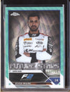 Kush Maini 2023 Topps Chrome Formula 1 82 Aqua Wave 63/150