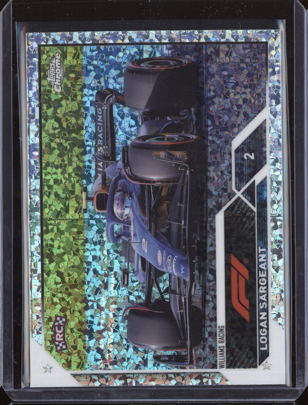 Logan Sargeant 2023 Topps Chrome Formula 1 116 Sparkle Refractor 258/299