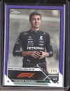 George Russell 2023 Topps Chrome Formula 1 15 Purple 12/399