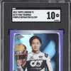 Yuki Tsunoda 2021 Topps Chrome F1 173 Purple RC 51/199 SGC 10