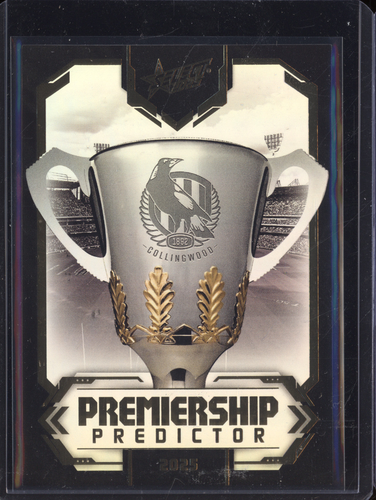 Collingwood 2025 Select Footy Stars PPSG4 Gold Signature Premiership Predictor *Low 003/360