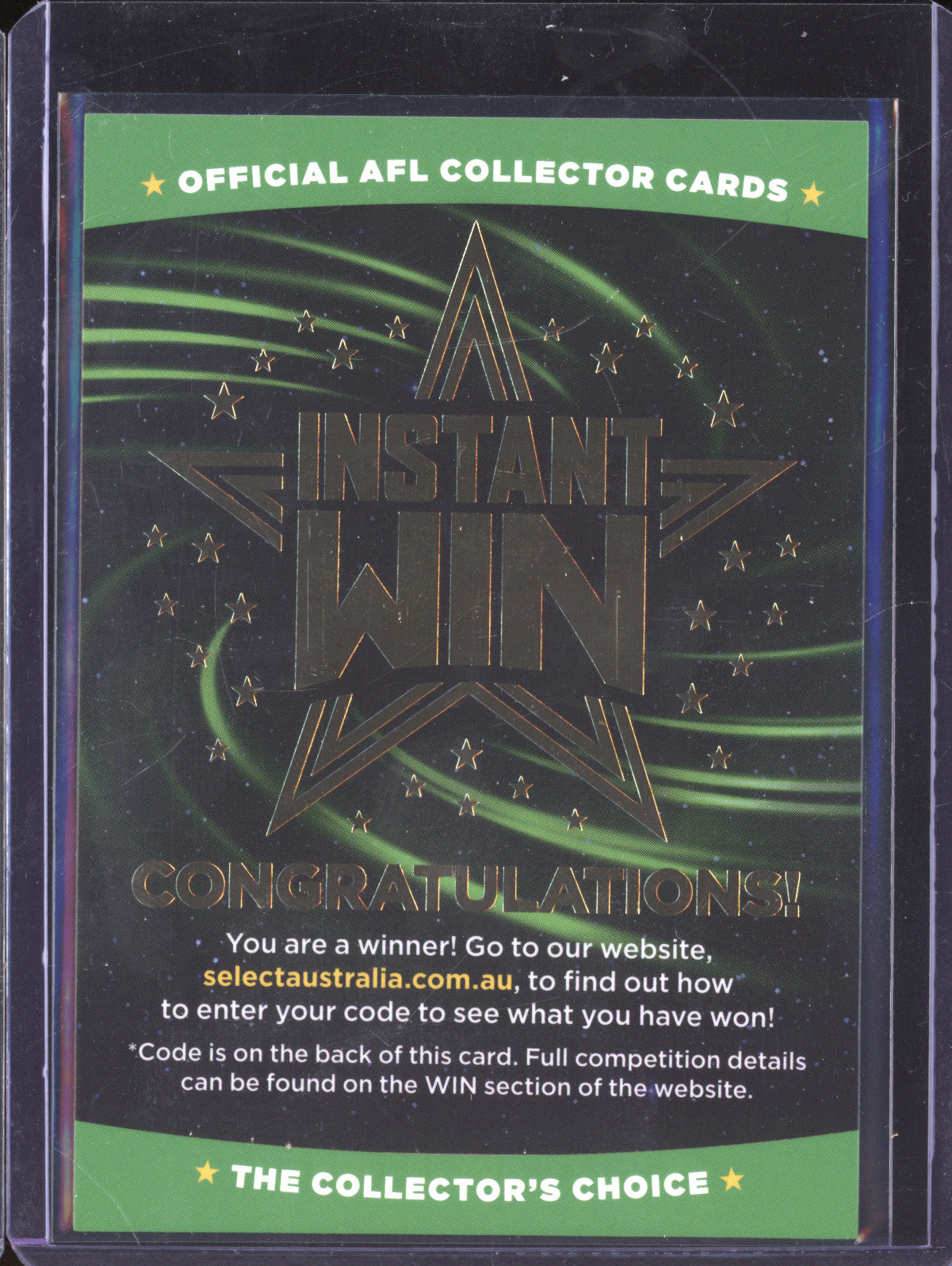 Instant Win 2025 Select Footy Stars Redemption