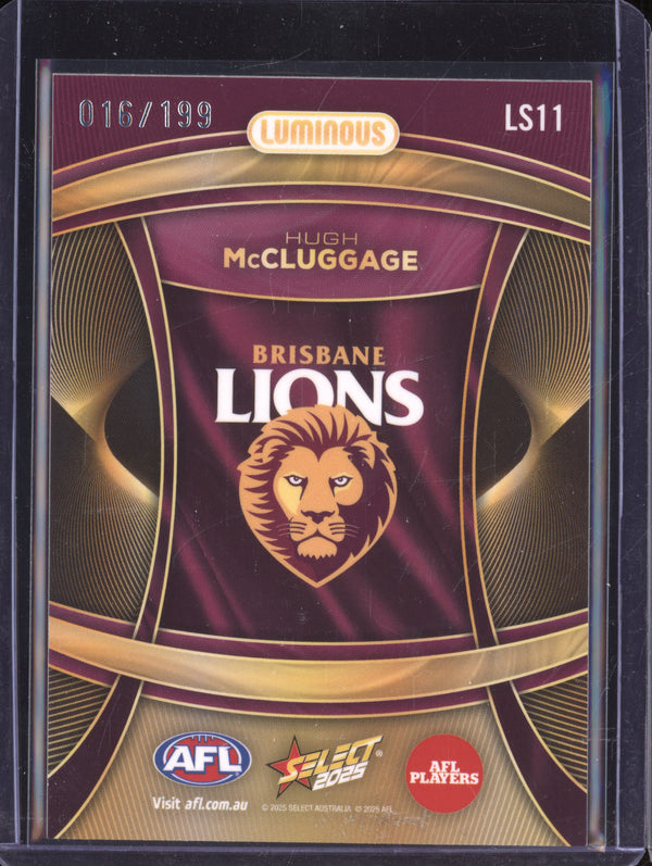 Hugh McCluggage 2025 Select Footy Stars LS11 Luminous Superstar  16/199