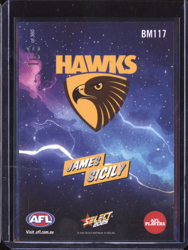 James Siciliy 2025 Select Footy Stars BM117 Boom 166/360