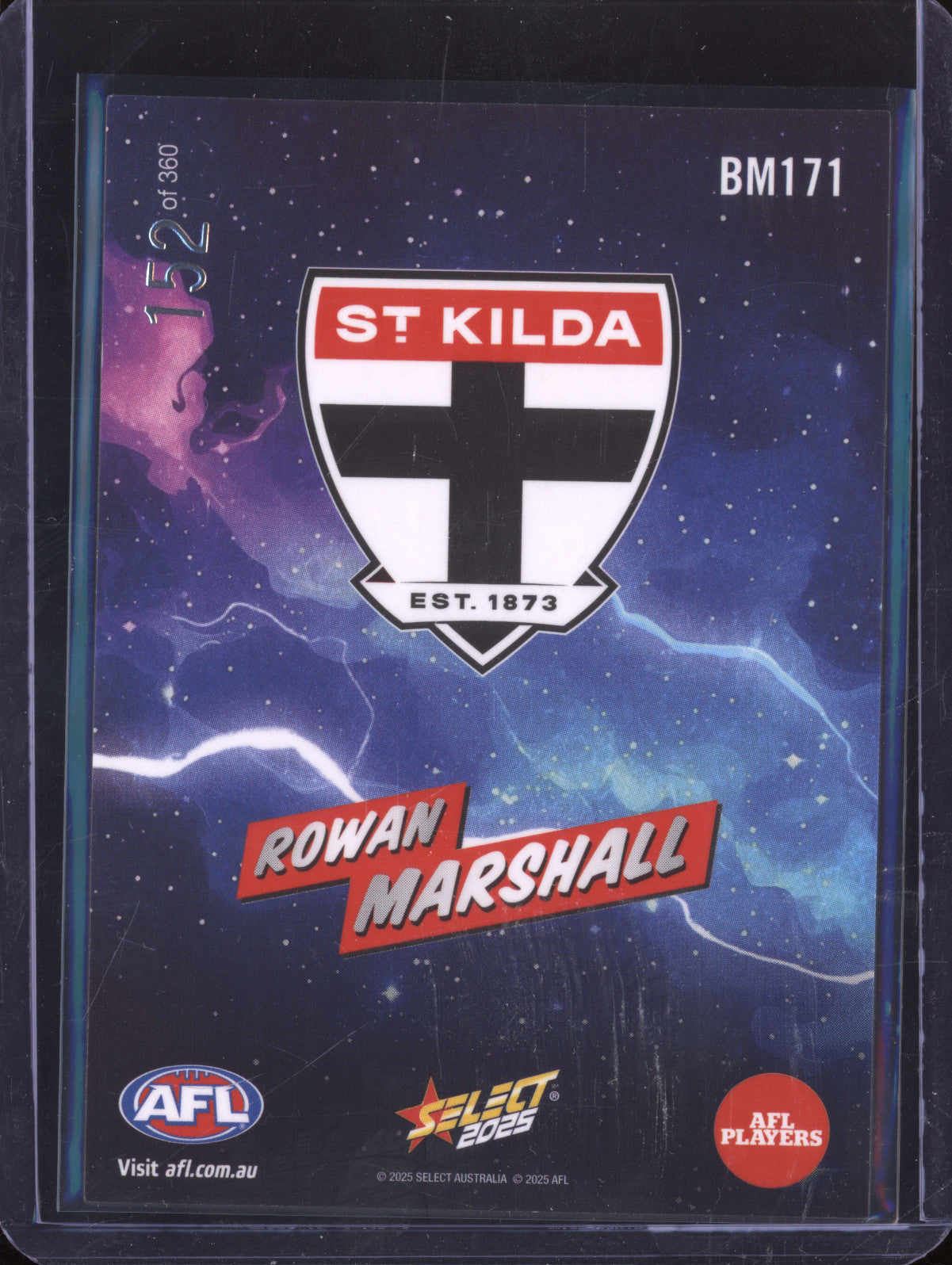 Rowan Marshall 2025 Select Footy Stars BM171 Boom 152/360