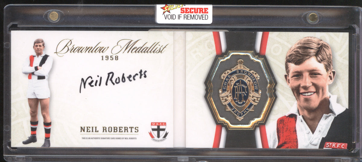 Neil Roberts 2024 AFL Select Brownlow Medallist Booklet 1958 St Kilda /150