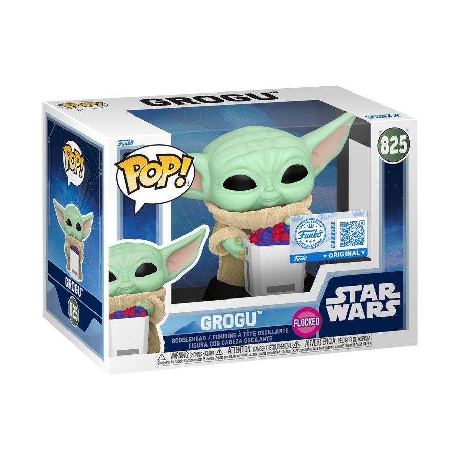Funko Pop Star Wars Grogu Flocked Target Exclusive