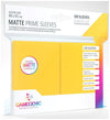 Gamegenic Matte Prime Card Sleeves Yellow (66mm x 91mm) (100 Sleeves Per Pack)