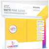 Gamegenic Matte Prime Card Sleeves Yellow (66mm x 91mm) (100 Sleeves Per Pack)