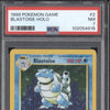 Blastoise 1999 Pokemon Base Set 2/102 Holo PSA 7