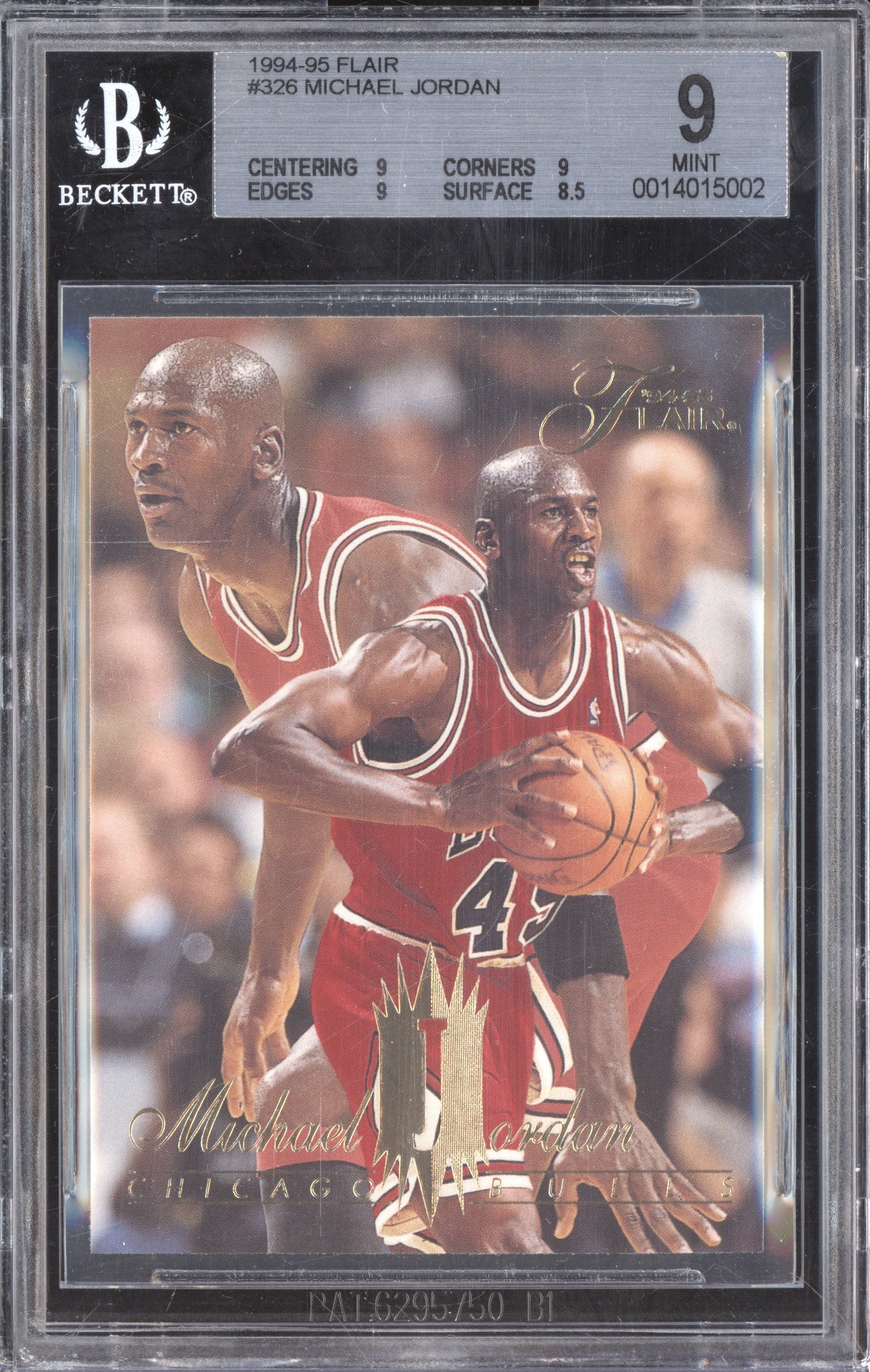 Michael Jordan 1994-95 Flair  326 BGS 9