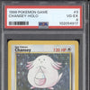 Chansey 1999 Pokemon Base Set 3/102 Holo PSA 4