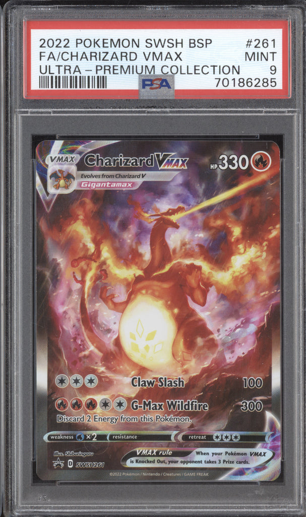 Charizard VMax 2022 Pokemon Sword & Shield Promos SWSH261 UPC Promo PS
