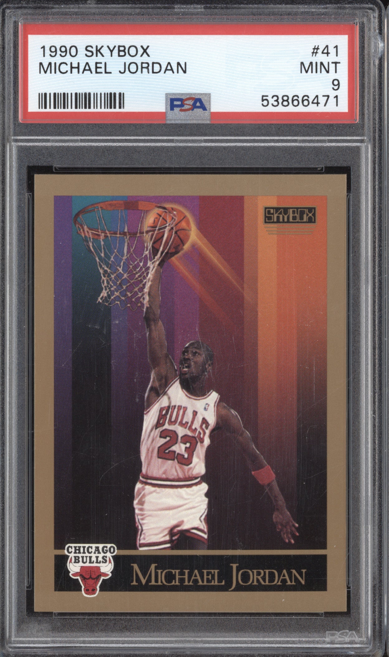 Michael Jordan 1990 Skybox  41 PSA 9