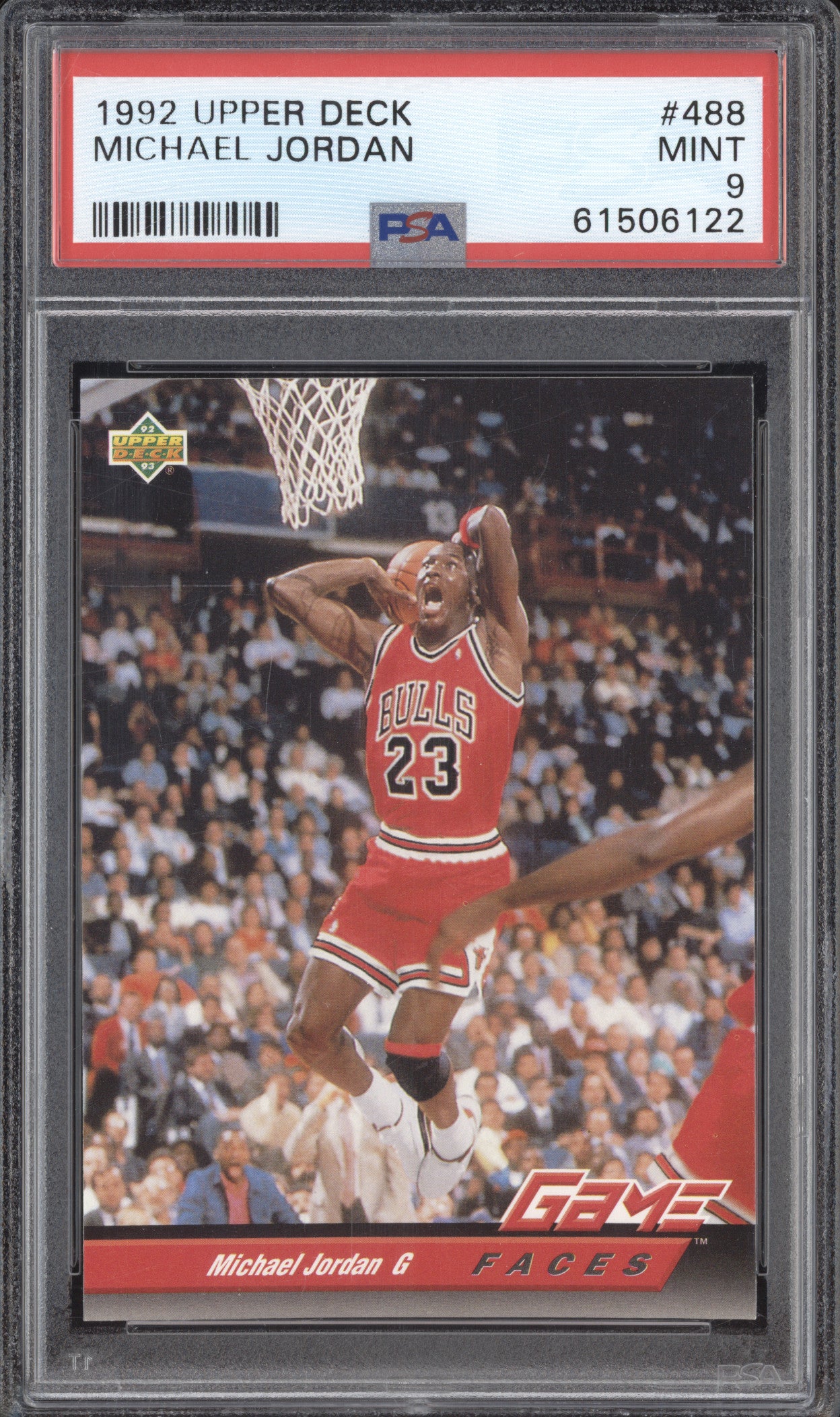 Michael Jordan 1992-93 Upper Deck  488 PSA 9