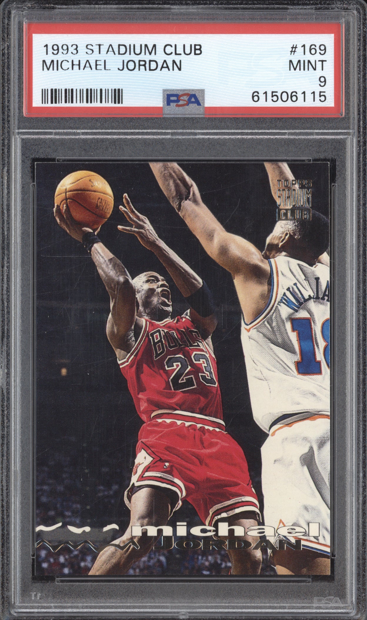 Michael Jordan 1993-94 Topps Stadium Club 169 PSA 9